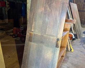 403 antiquefourpanelwooddoorwithmetal