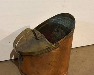 185 copperandbrassashandcoalscuttle