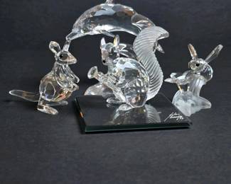 332 swarovskicrystalanimalfigurinesset