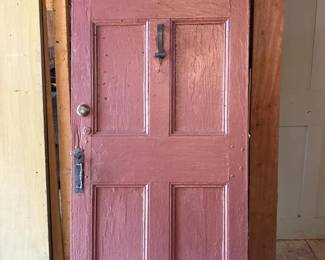 404 antiquewoodenpaneldoorwithhardware