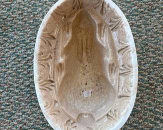 455 vintagestonewarerabbitformfoodmold