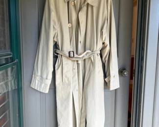 010 llbeantanbeltedtrenchcoatmenssi
