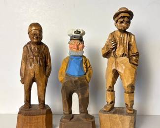 101 handcarvedwoodnauticalsailorfigurin