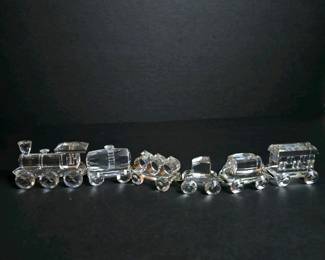 338 swarovskicrystaltrainfigurineswithf