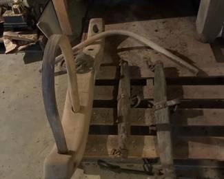 303 antiquewoodenoxyokewithironhardwar