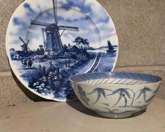 191 dutchblueplateandblueandwhiteasia