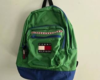 137 vintagetommyhilfigergreenandblueba
