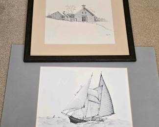 345 framedbarnbyclarkmgoffandsigneds