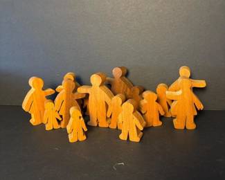 119 woodenhumanfigurepuzzlepieces
