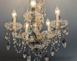 Schonbek crystal chandelier - ships