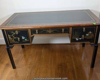 Chinoiserie lacquered writing desk
