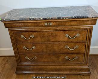 Henredon marble-top chest