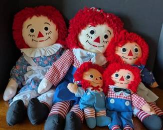 Raggedy Ann Andy Dolls