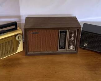 Vintage Sony, Motorola Zenith Radios