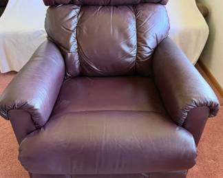 Brown Lazy Boy Leather Recliner
