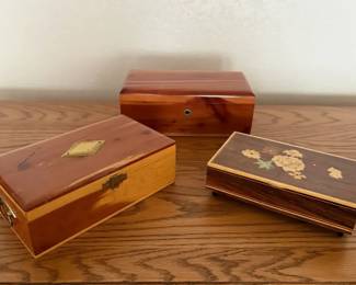 Cedar Jewelry Boxes