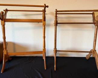Oak Quilt Racks