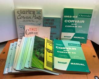 Chevrolet Corvair Shop Catalog Manuals