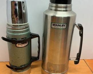 Two Stanley Thermoses