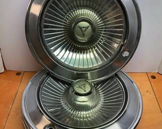 Four 1960s 14 Dodge Hubcaps