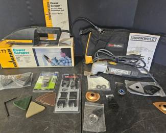Power Scraper Oscillating Tool with Accessories