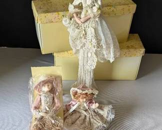 Porcelain Christmas Ornaments