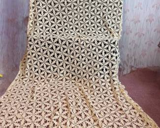 Hand Crocheted Tablecloth