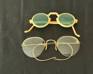 Vintage Round Rimed Glasses Kids Sunglasses