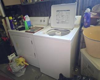 Washer and dryer