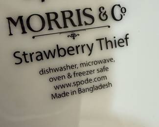Spode Morris & Co. Strawberry Thief Pitcher