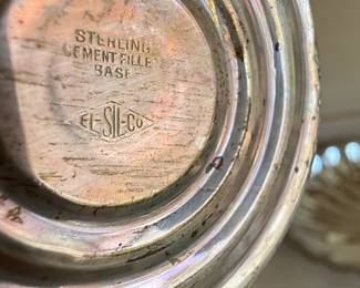 El-Sil-Co Sterling Silver Cream and Sugar Set