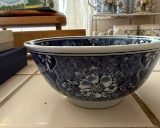 Japanese Blue and White Porcelain Bowl
