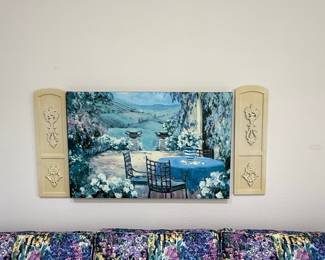 Alessandro Painting with Decorative Wall Shutters