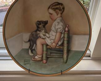 Bessie Pease Gutmann A Child's Best Friend Collector Plates