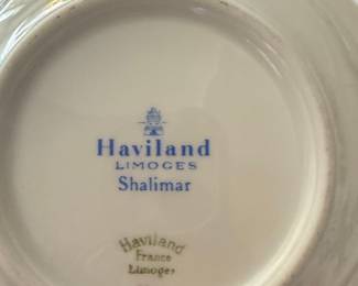 Haviland Limoges Shalimar Pattern Saucer