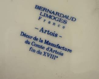 Bernardaud Limoges Artois Vert Dinner Plate