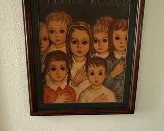 Esther Seymour Stevenson 'I Pledge Allegiance' Print