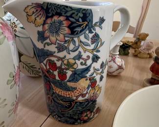 Spode Morris & Co. Strawberry Thief Pitcher