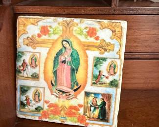 Our Lady of Guadalupe Decorative Ceramic Tile