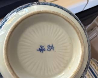 Japanese Blue and White Porcelain Bowl