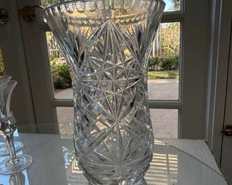 American Brilliant Period (ABP) Cut Glass Vase