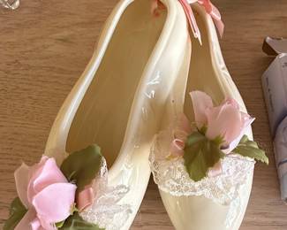Artistic Gifts Inc. Ceramic Ballet Slipper Planter