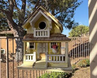 Home Bazaar Yellow Backyard Bird Cottage