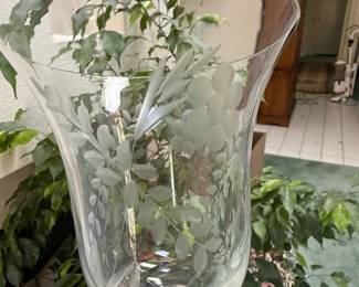 Vintage Etched Floral Stemware - Morgantown Mayfair Pattern