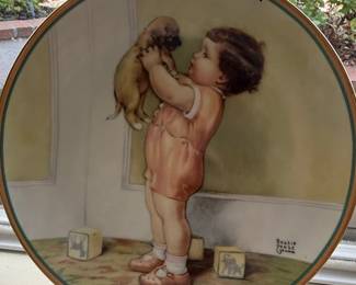 Bessie Pease Gutmann A Child's Best Friend Collector Plates