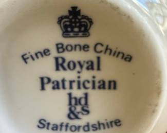 Royal Patrician Fine Bone China Miniature Pitcher and Basin