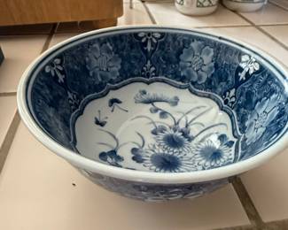 Japanese Blue and White Porcelain Bowl