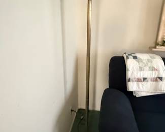 Tiffany-Style Floral Stained Glass Torchiere Floor Lamp