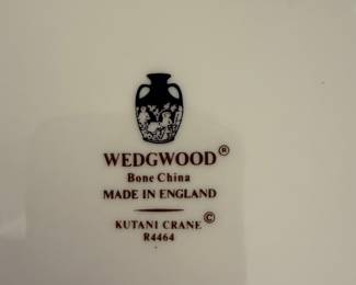 Wedgwood Kutani Crane Square Cake Plate