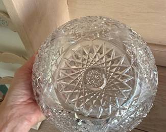 American Brilliant Period Cut Glass Bowl